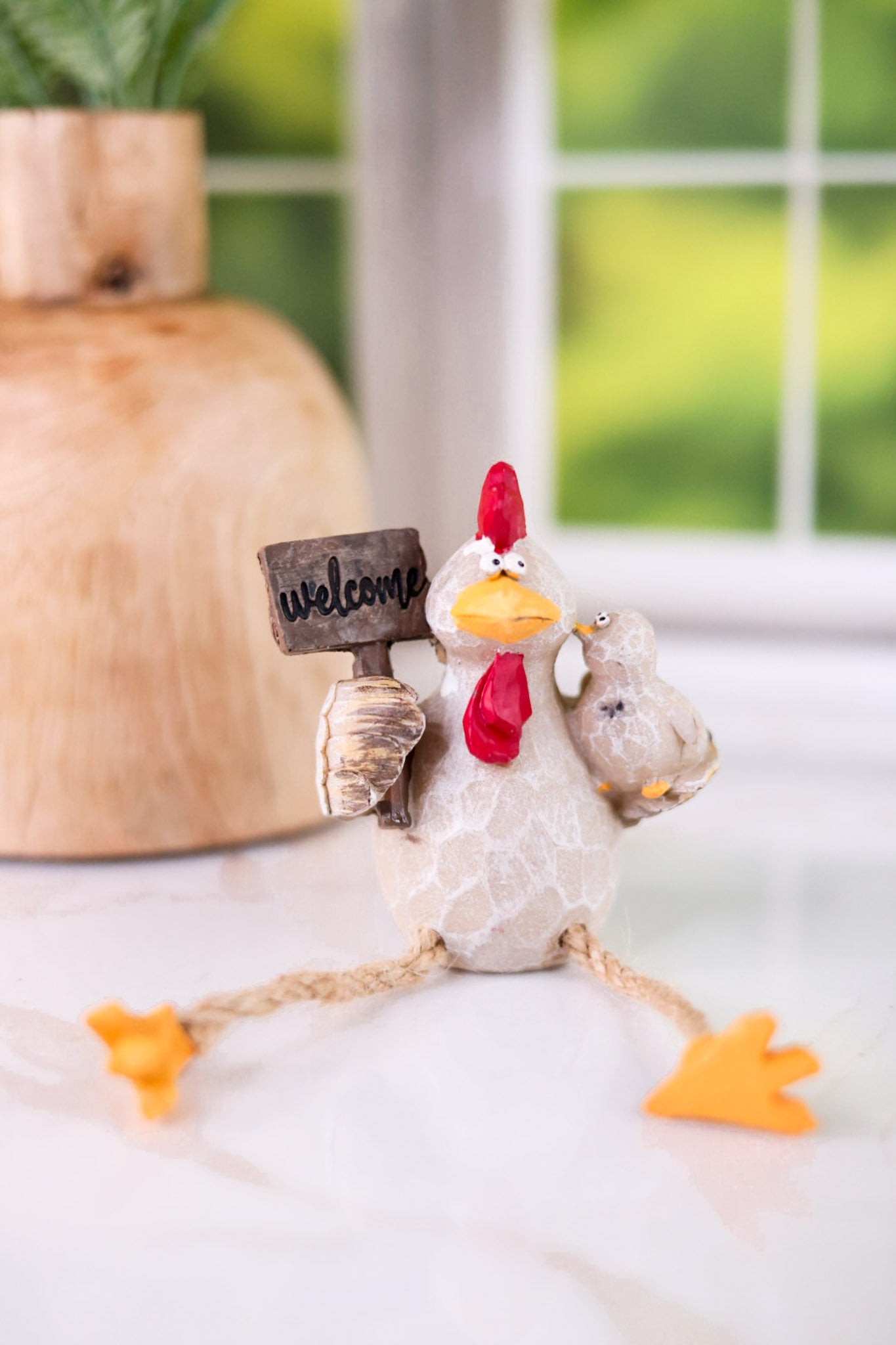 Resin Chicken Sitters (2 Styles)