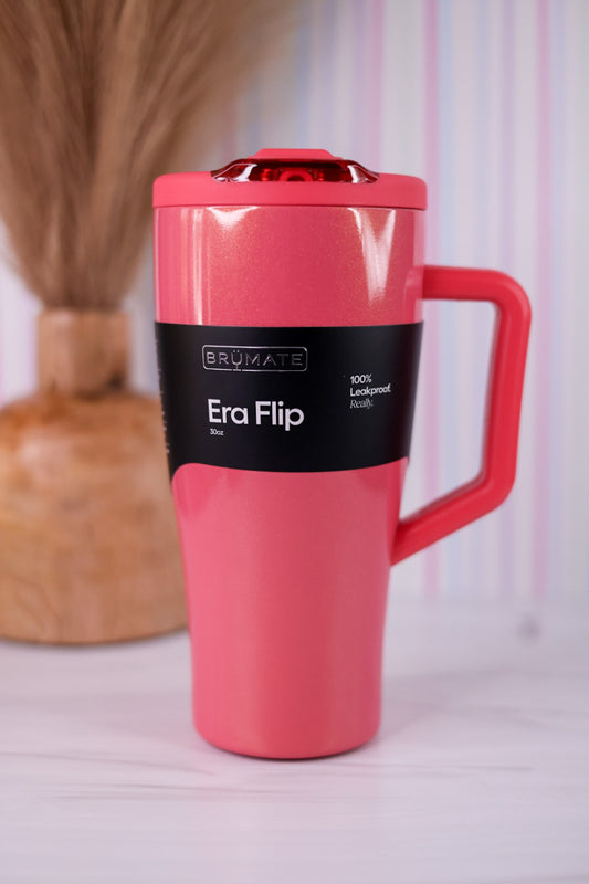 Brumate Coral 30oz Era Flip Tumbler