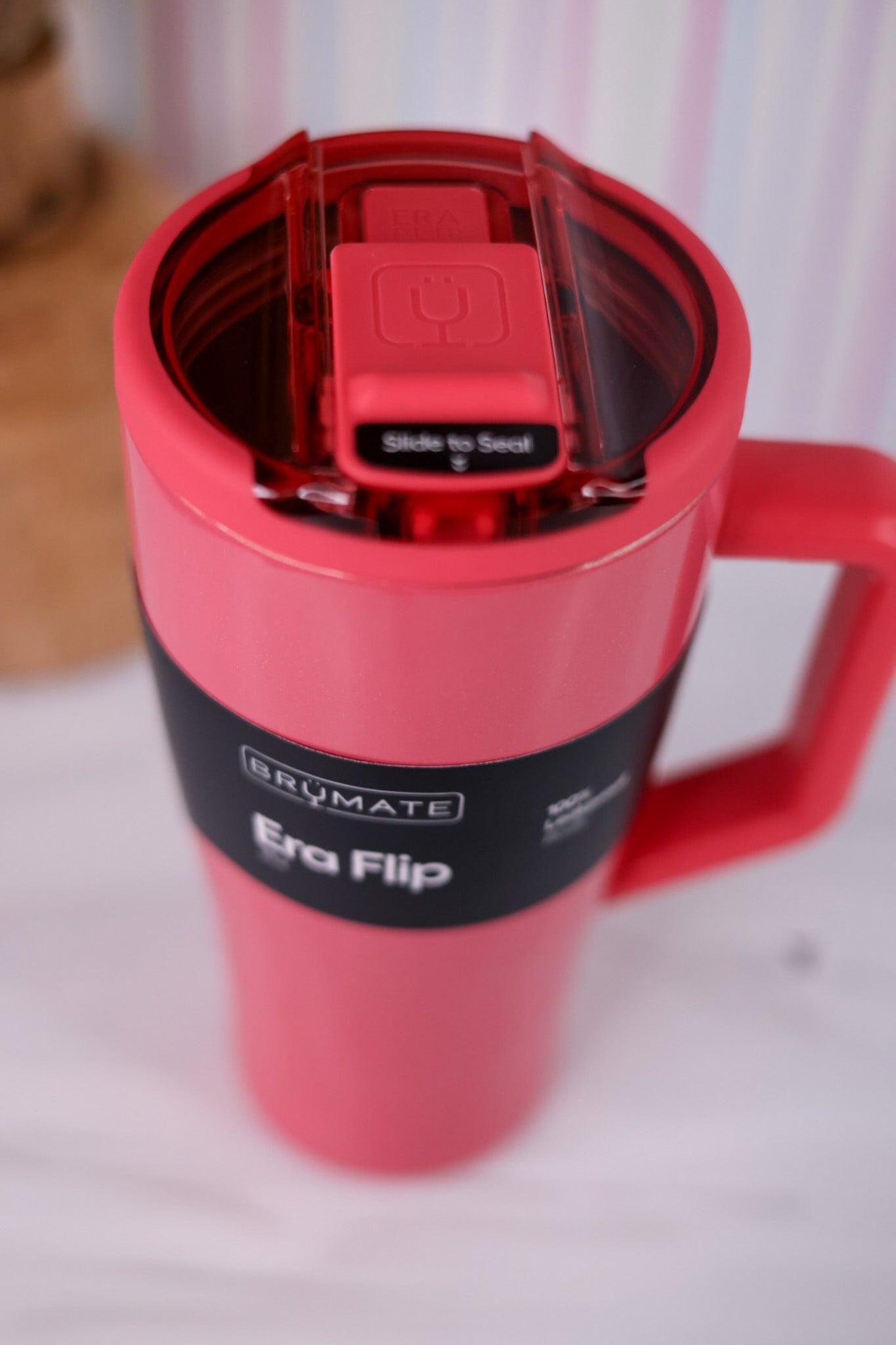 Brumate Coral 30oz Era Flip Tumbler
