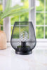 7" Black Metal Wire Lantern