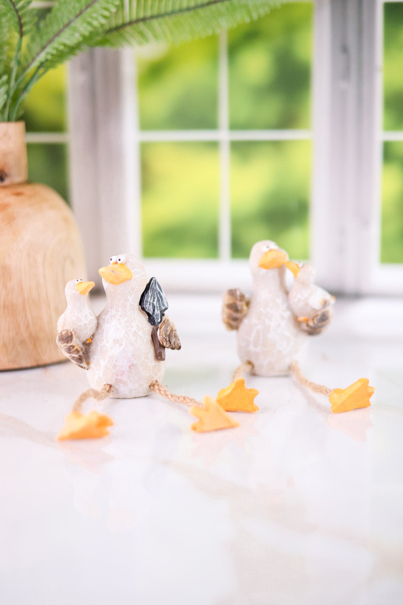 Peppermint Cocoa Mug Chunky Wooden Sitter Whiskey Skies