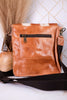 The "Venice Beach II" Tan Rustic Nectar Crossbody Bag