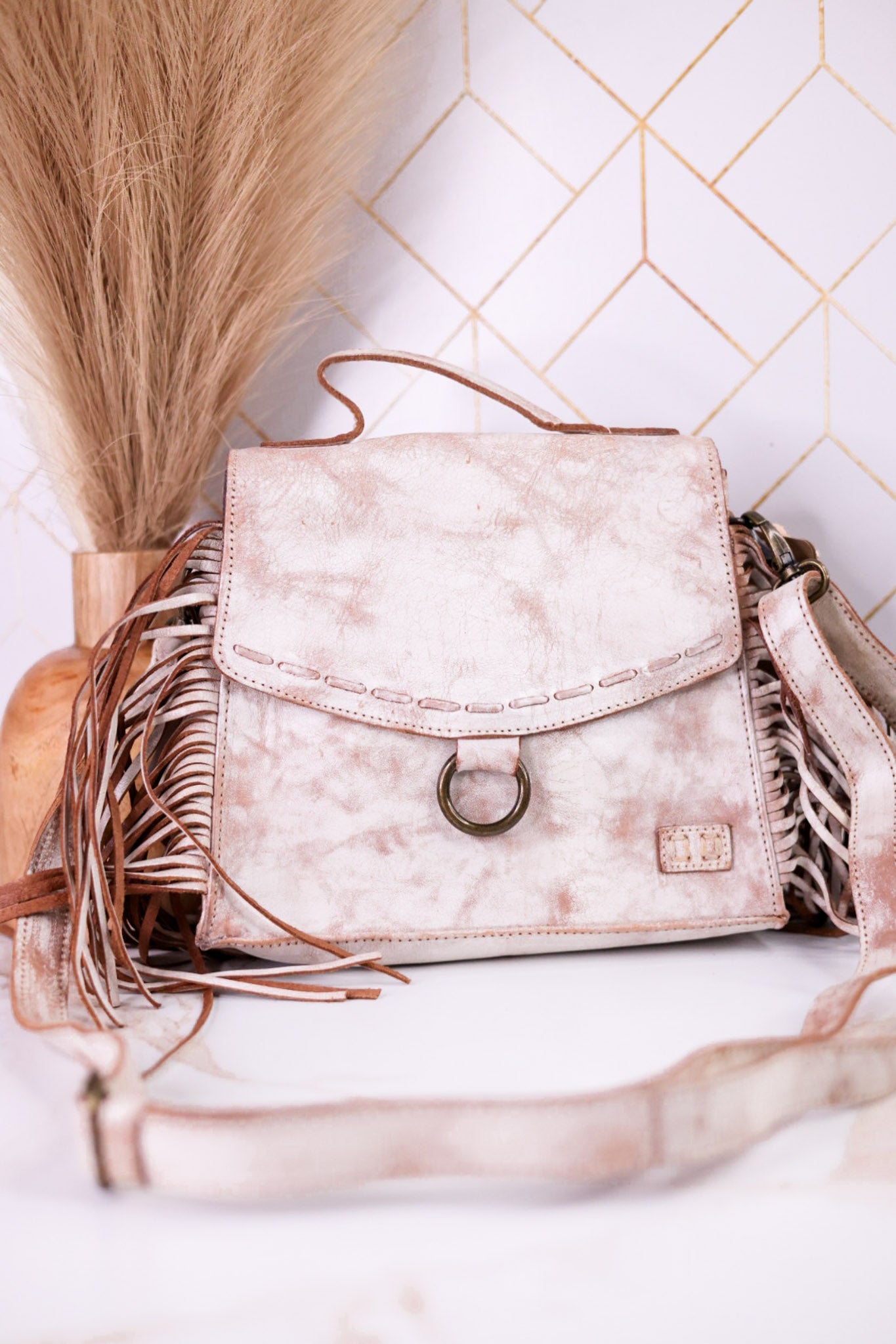 The "Hidden" Nectar Lux Leather Crossbody Bag