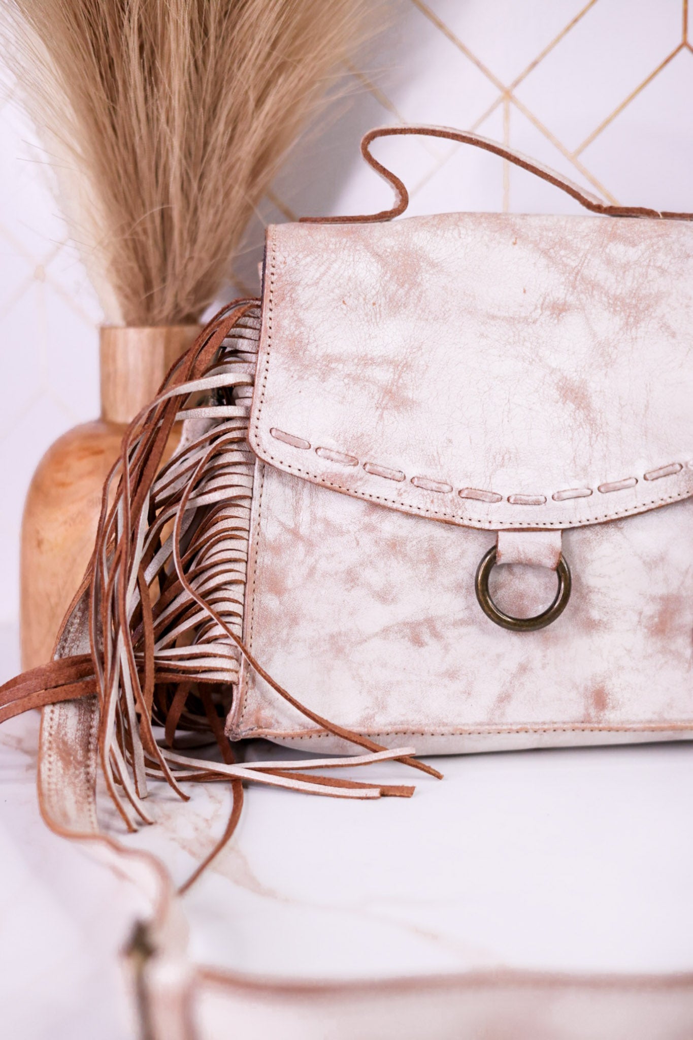 The "Hidden" Nectar Lux Leather Crossbody Bag