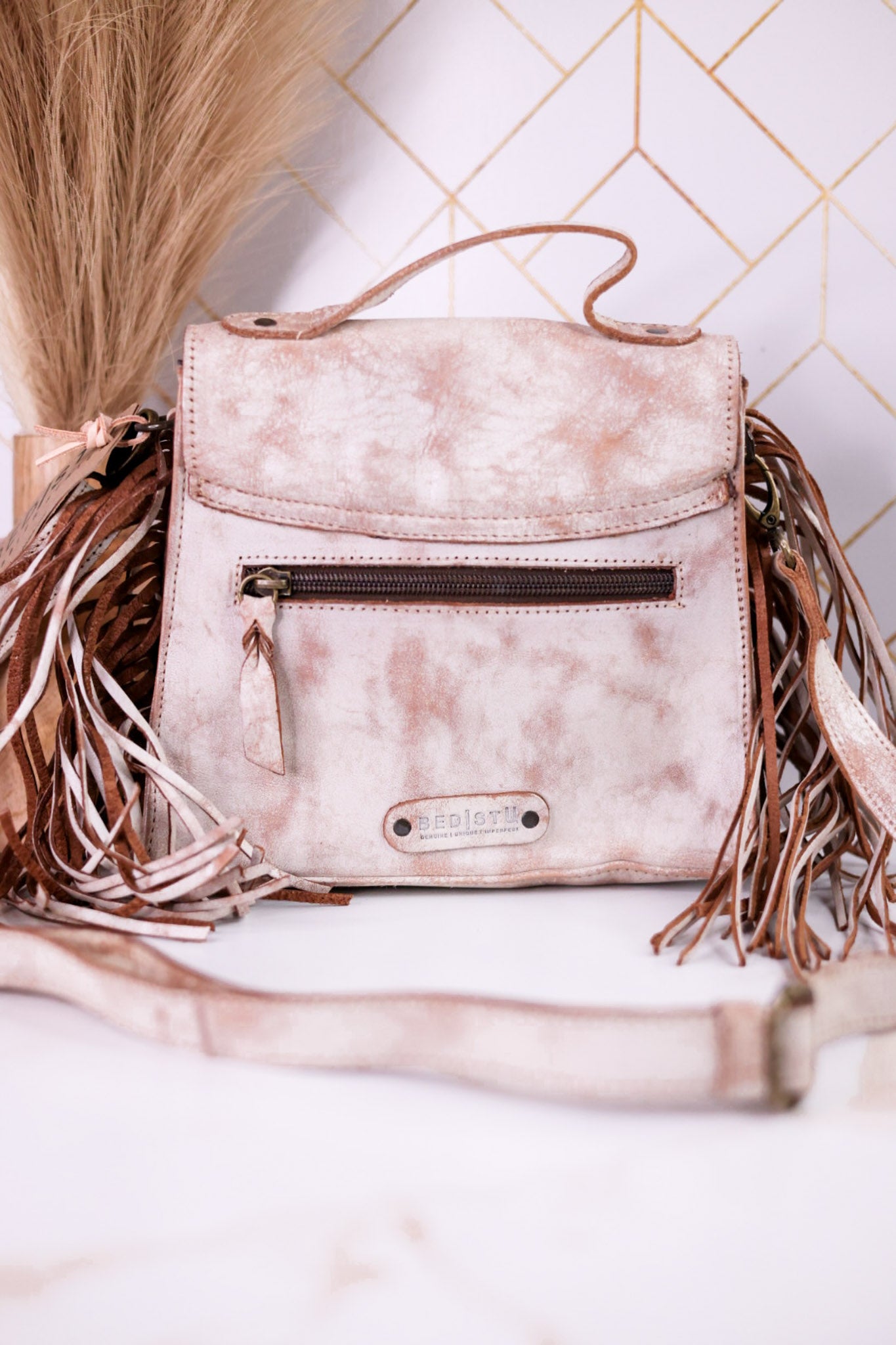 The "Hidden" Nectar Lux Leather Crossbody Bag