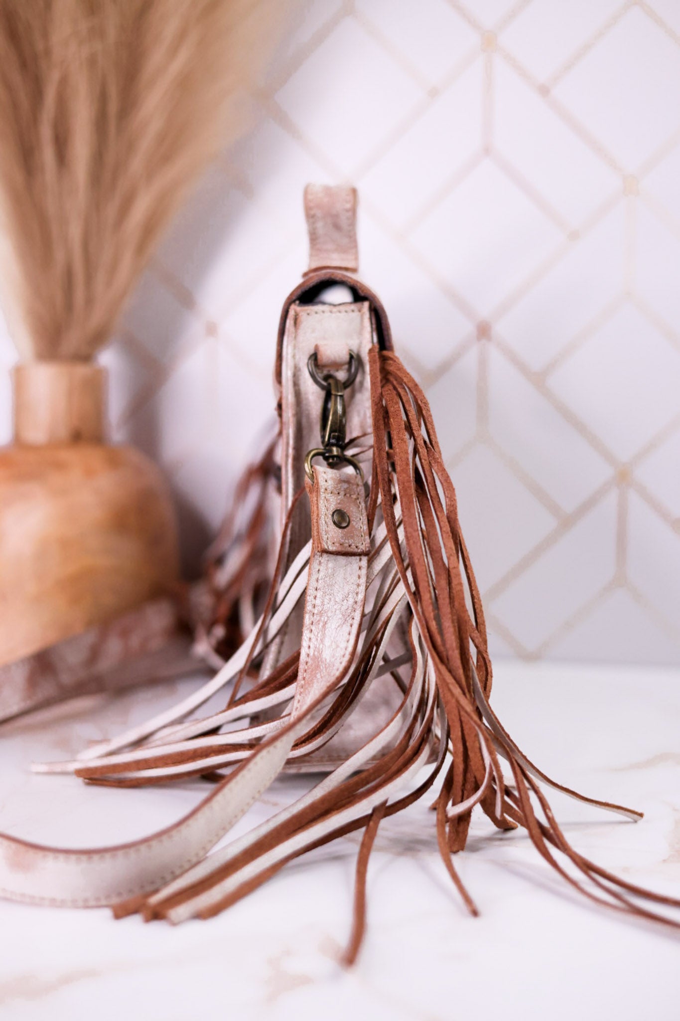 The "Hidden" Nectar Lux Leather Crossbody Bag