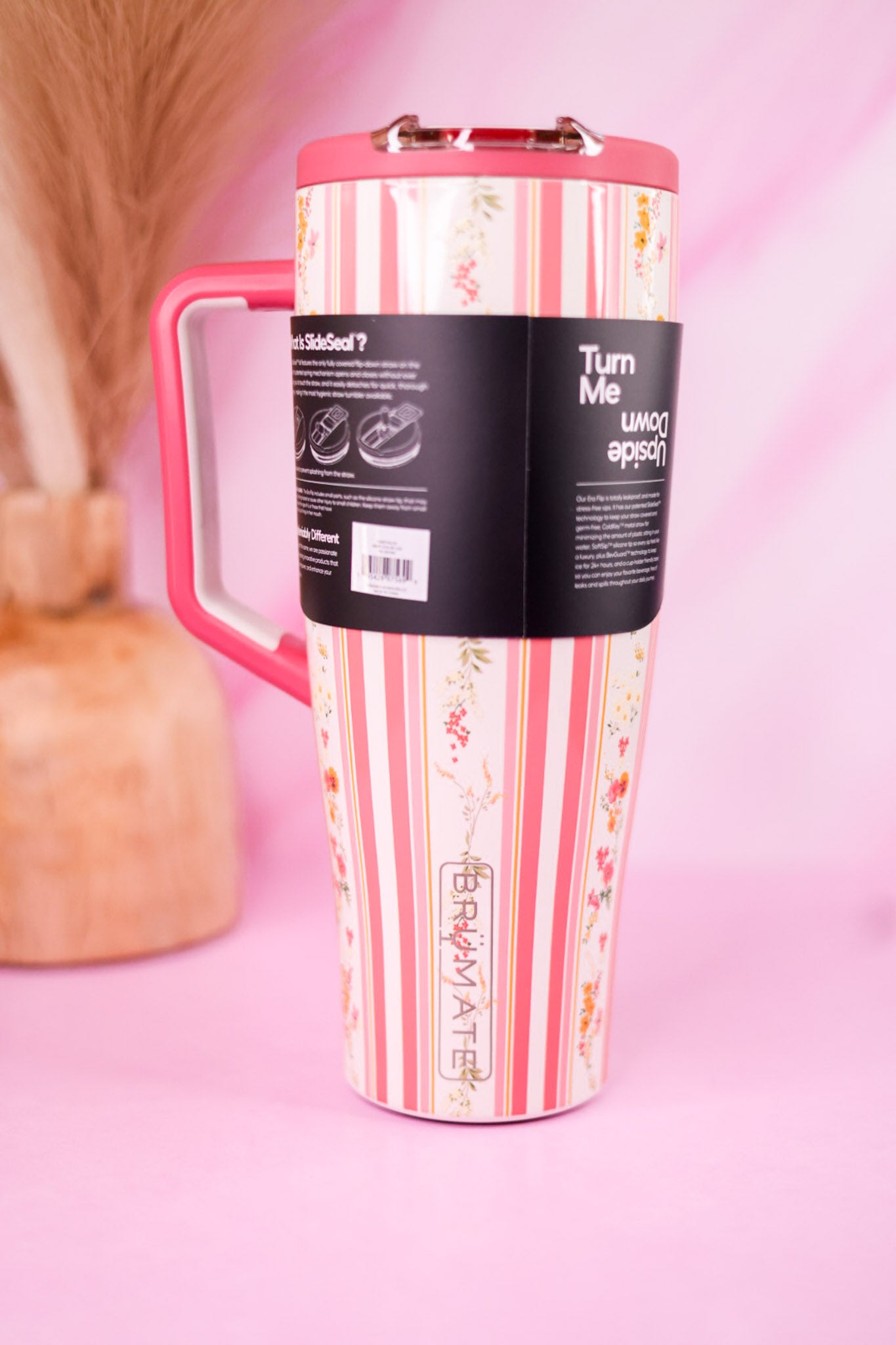 Brumate Cascading Florals 40oz Era Flip Tumbler