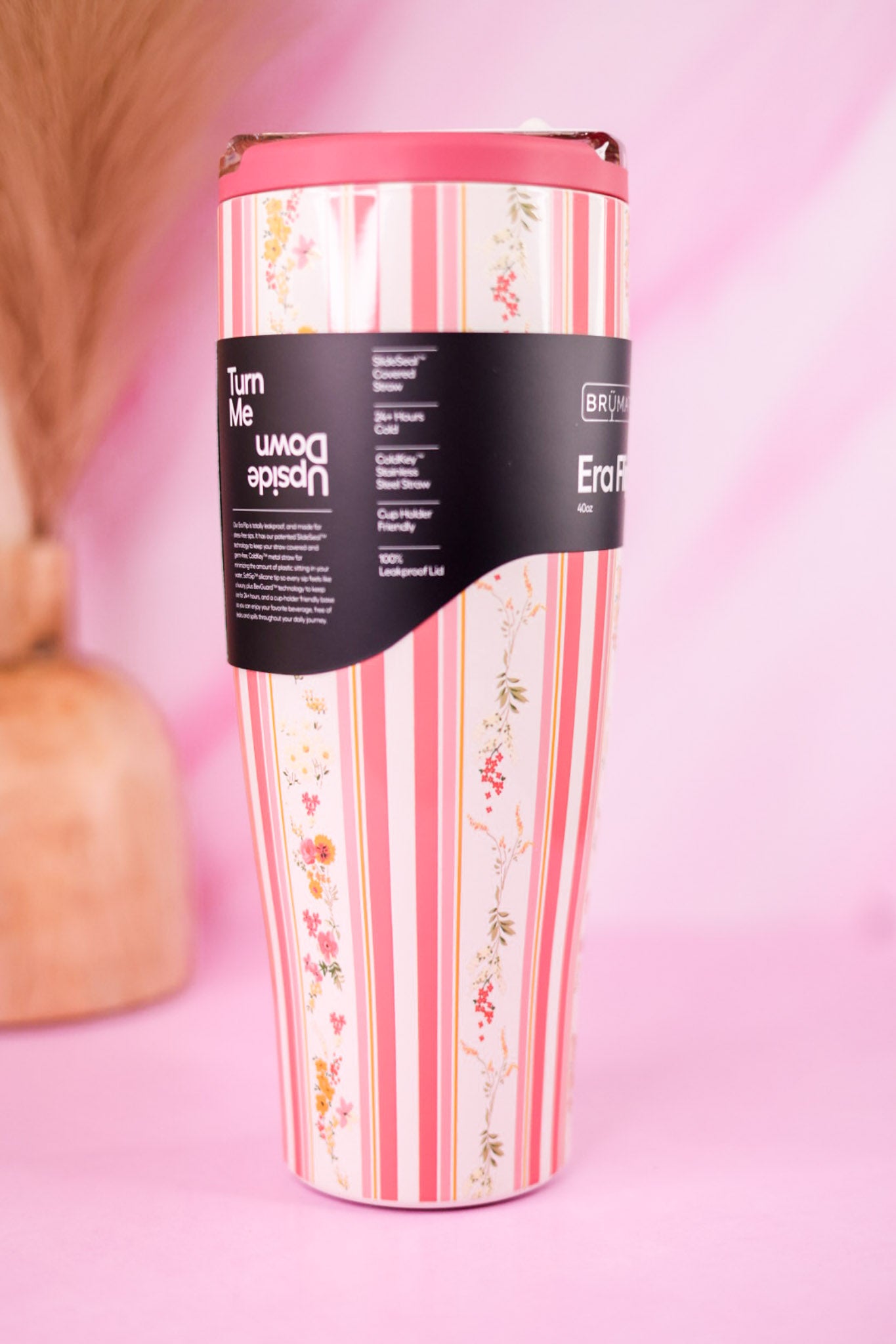Brumate Cascading Florals 40oz Era Flip Tumbler