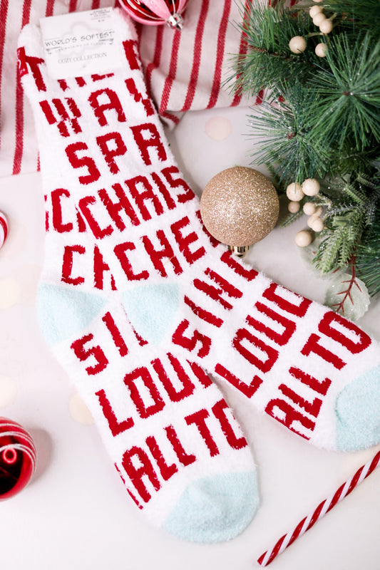 Christmas Cheer Women's Cozy Crew Socks