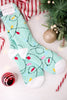 Holiday Lights Fuzzy Crew Socks