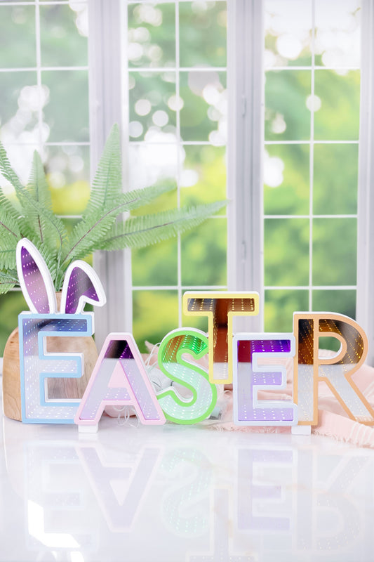 Colorful LED "Easter" Infinity Light
