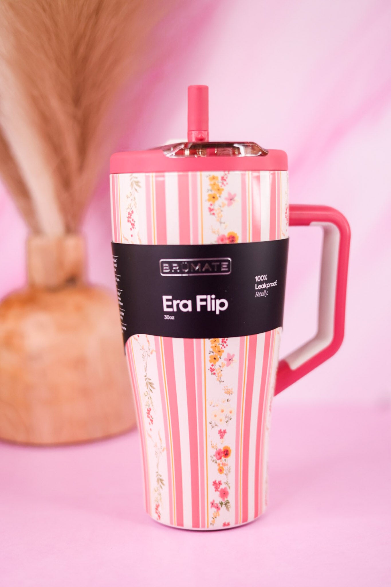 Brumate Cascading Florals 30oz Era Flip Tumbler