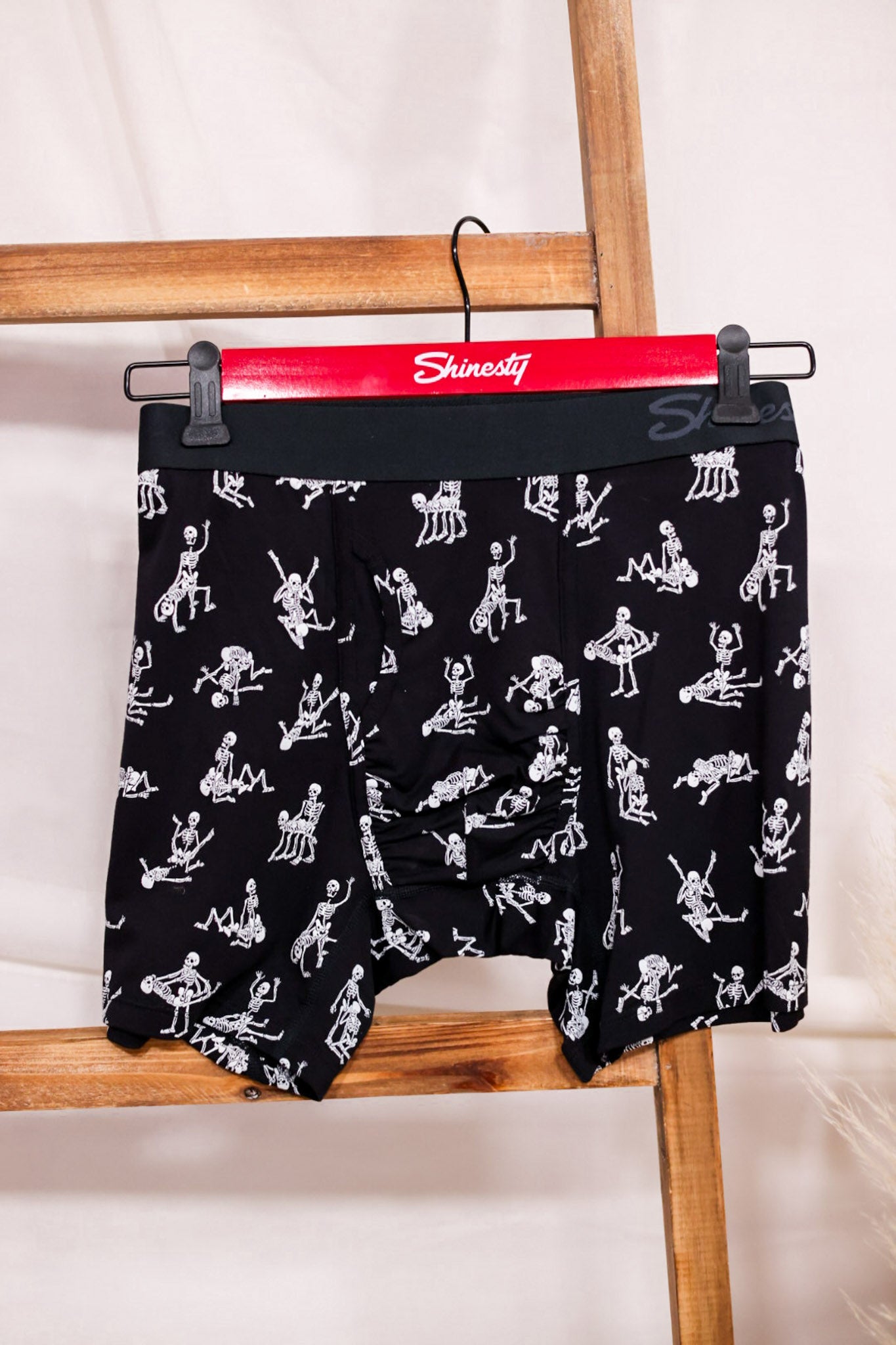 Shinesty Bare Back Bones Men's Underwear With Fly