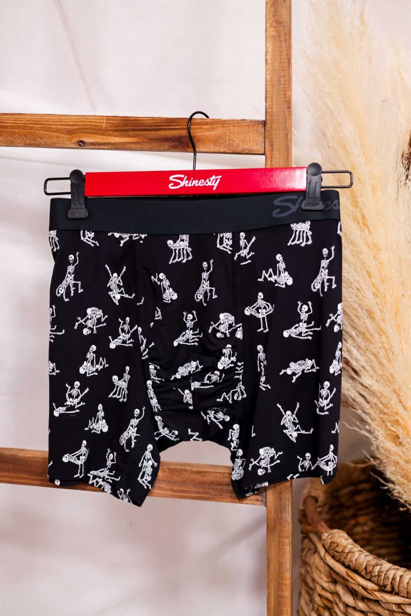 Shinesty Bare Back Bones Men's Underwear With Fly