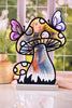 Yellow Mushrooms and Butterflies Infinity Light