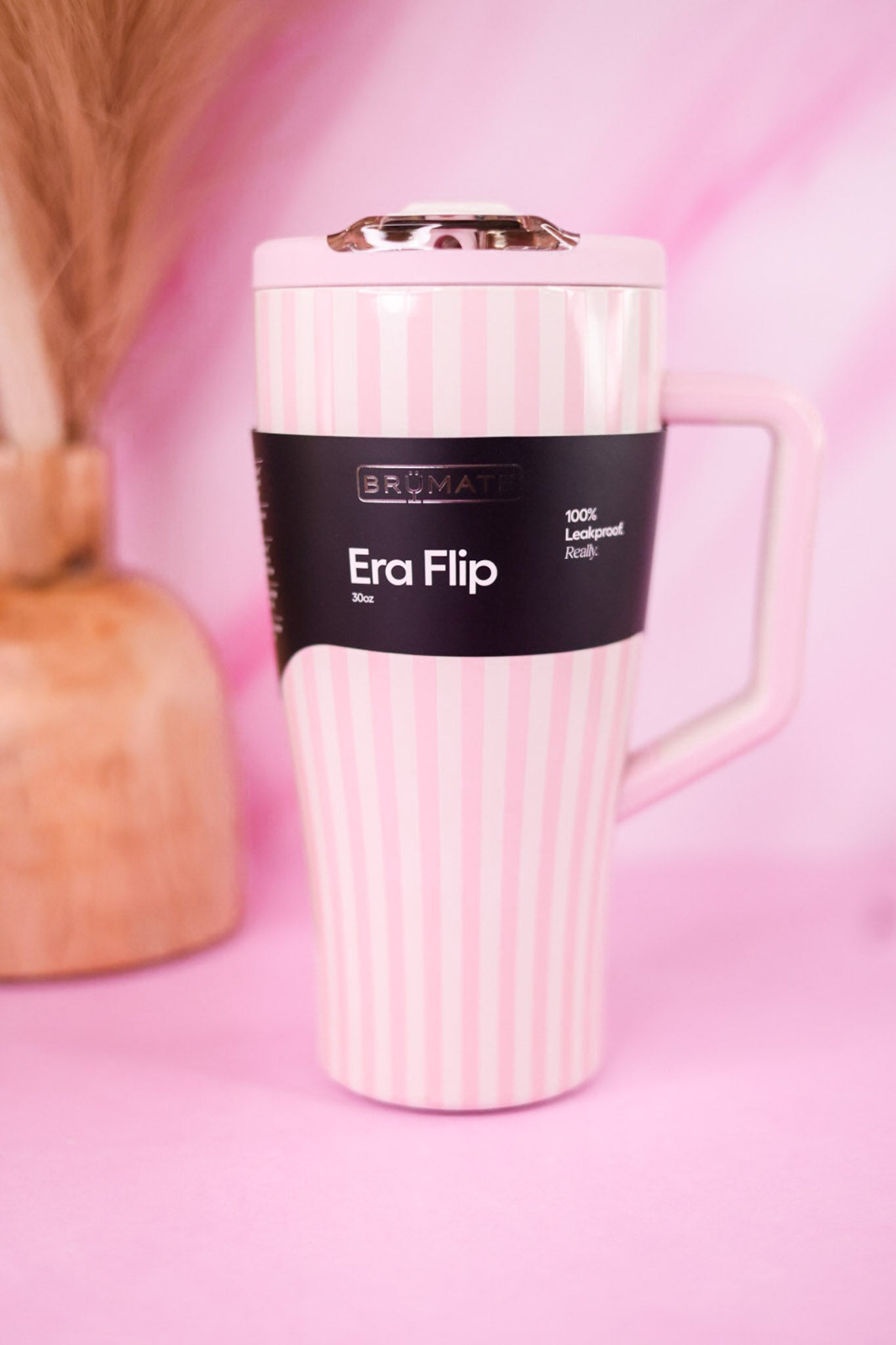 Brumate Strawberries & Cream 30oz Era Flip Tumbler