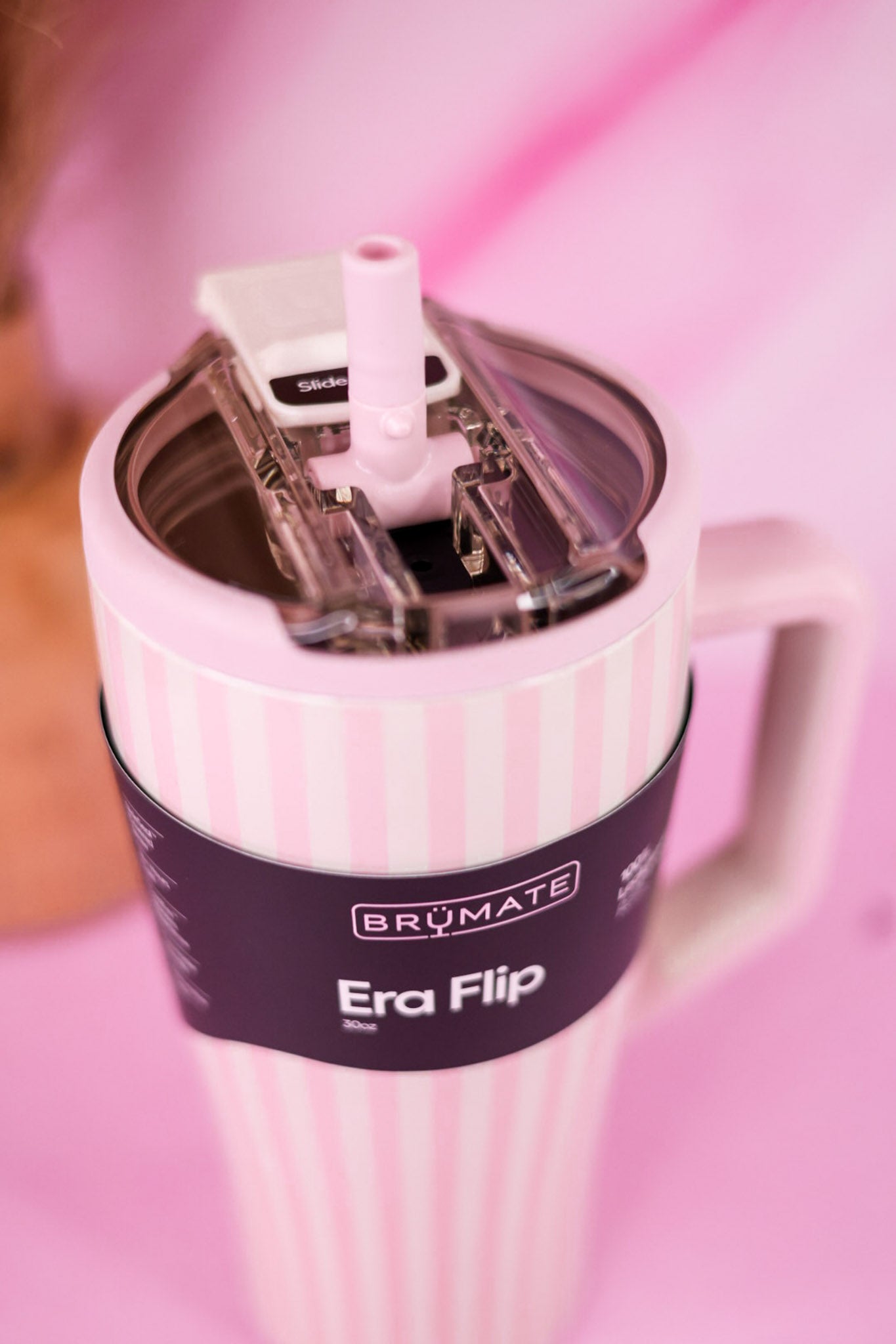 Brumate Strawberries & Cream 30oz Era Flip Tumbler