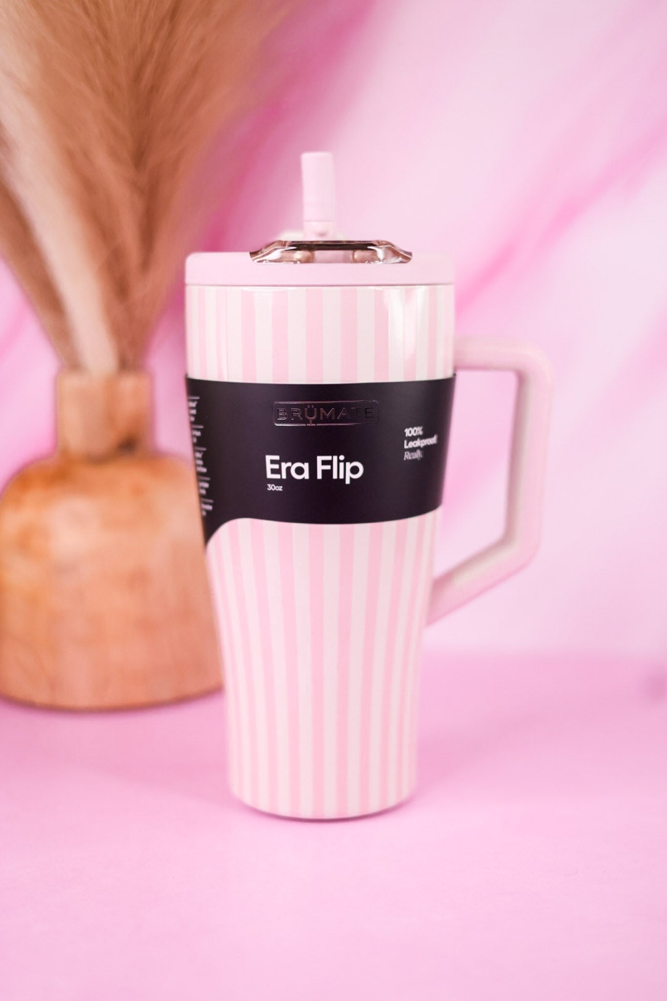 Brumate Strawberries & Cream 30oz Era Flip Tumbler