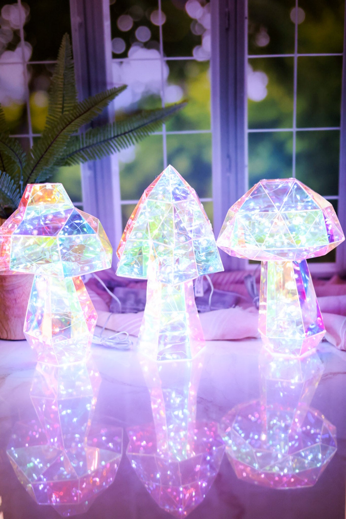 Holographic LED Mushrooms (3 Styles)