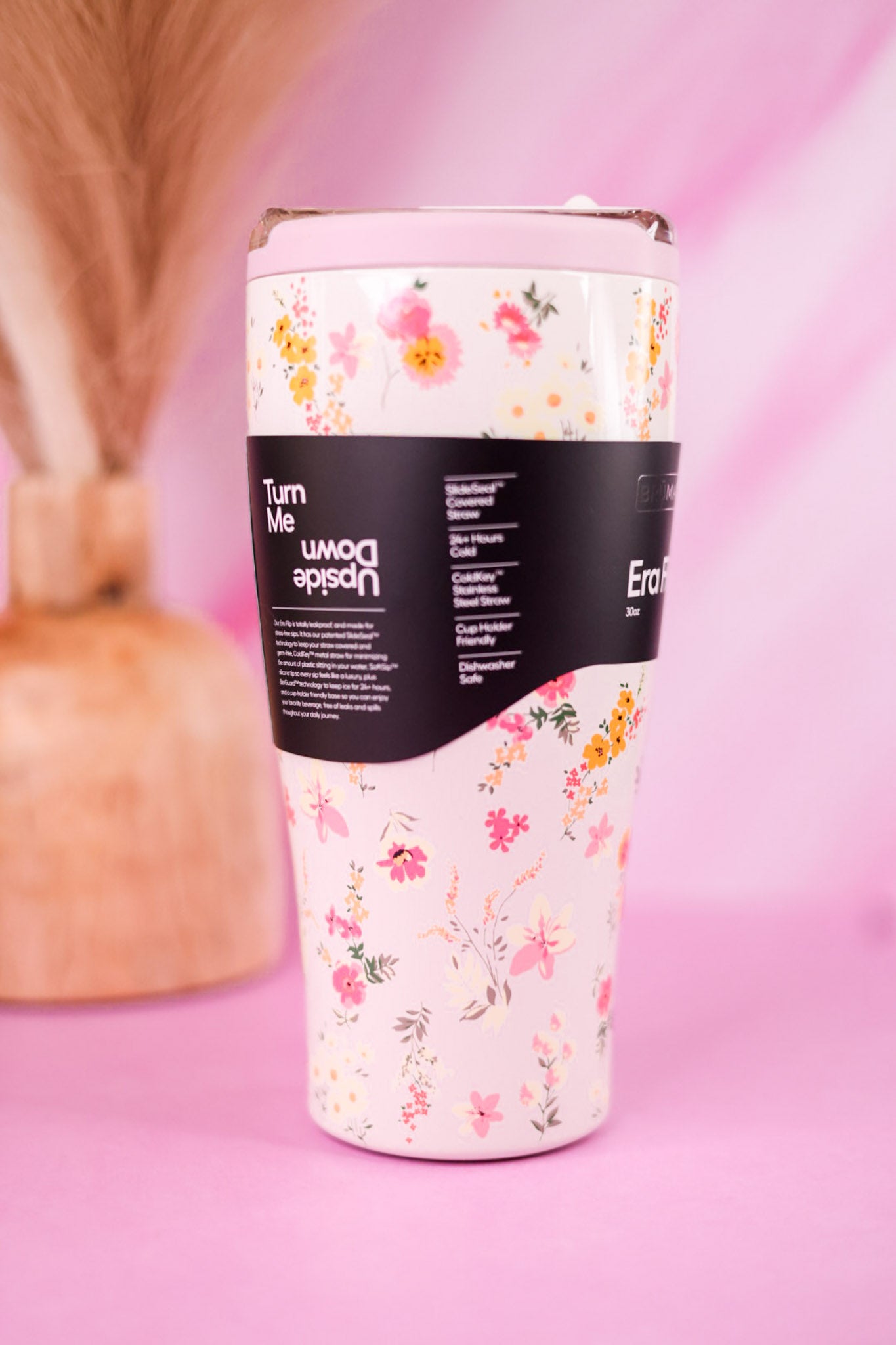 Brumate Wildflower Whisper 30oz Era Flip Tumbler