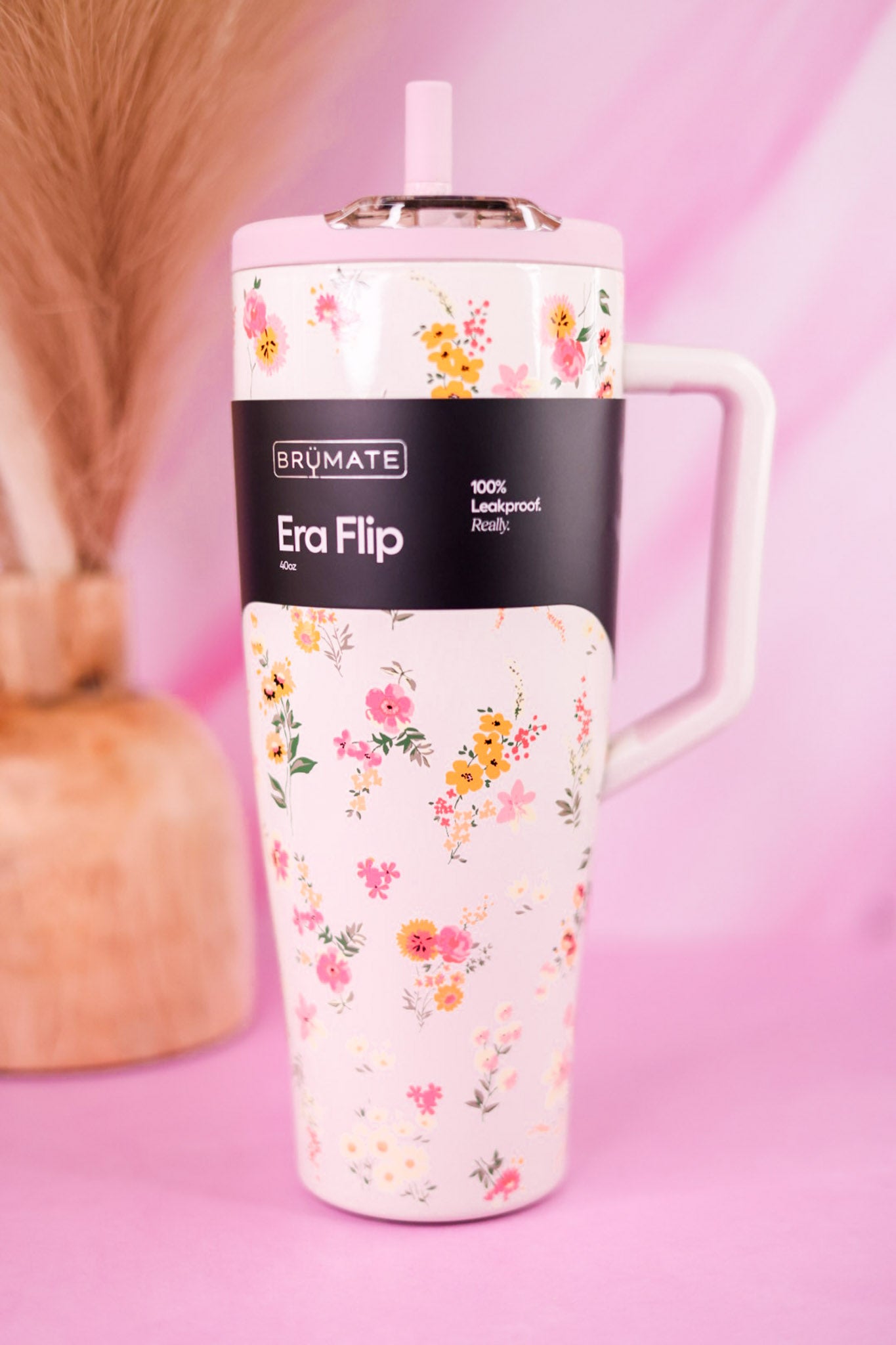Brumate Wildflower Whisper 40oz Era Flip Tumbler
