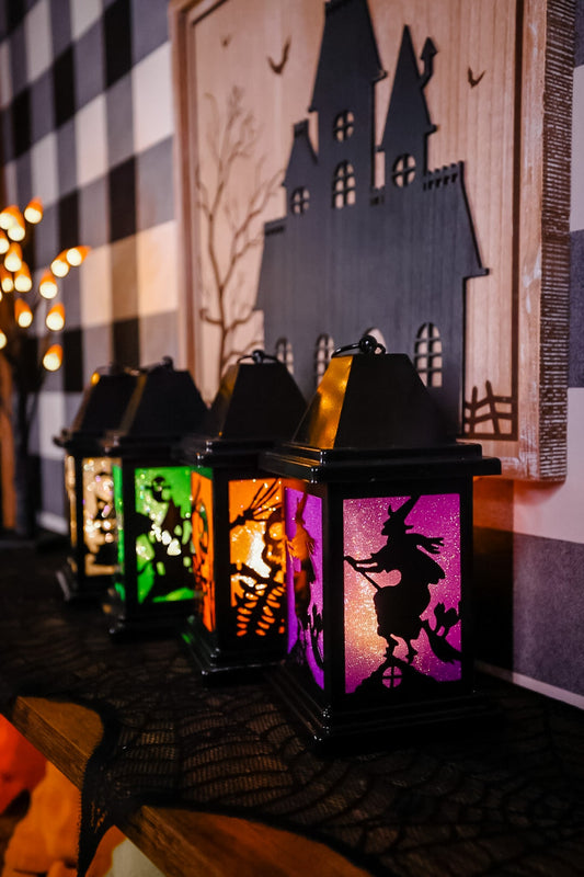 Light-Up Halloween Lantern (4 Colors)