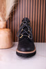 Trail Ride Black Lace Up Boots