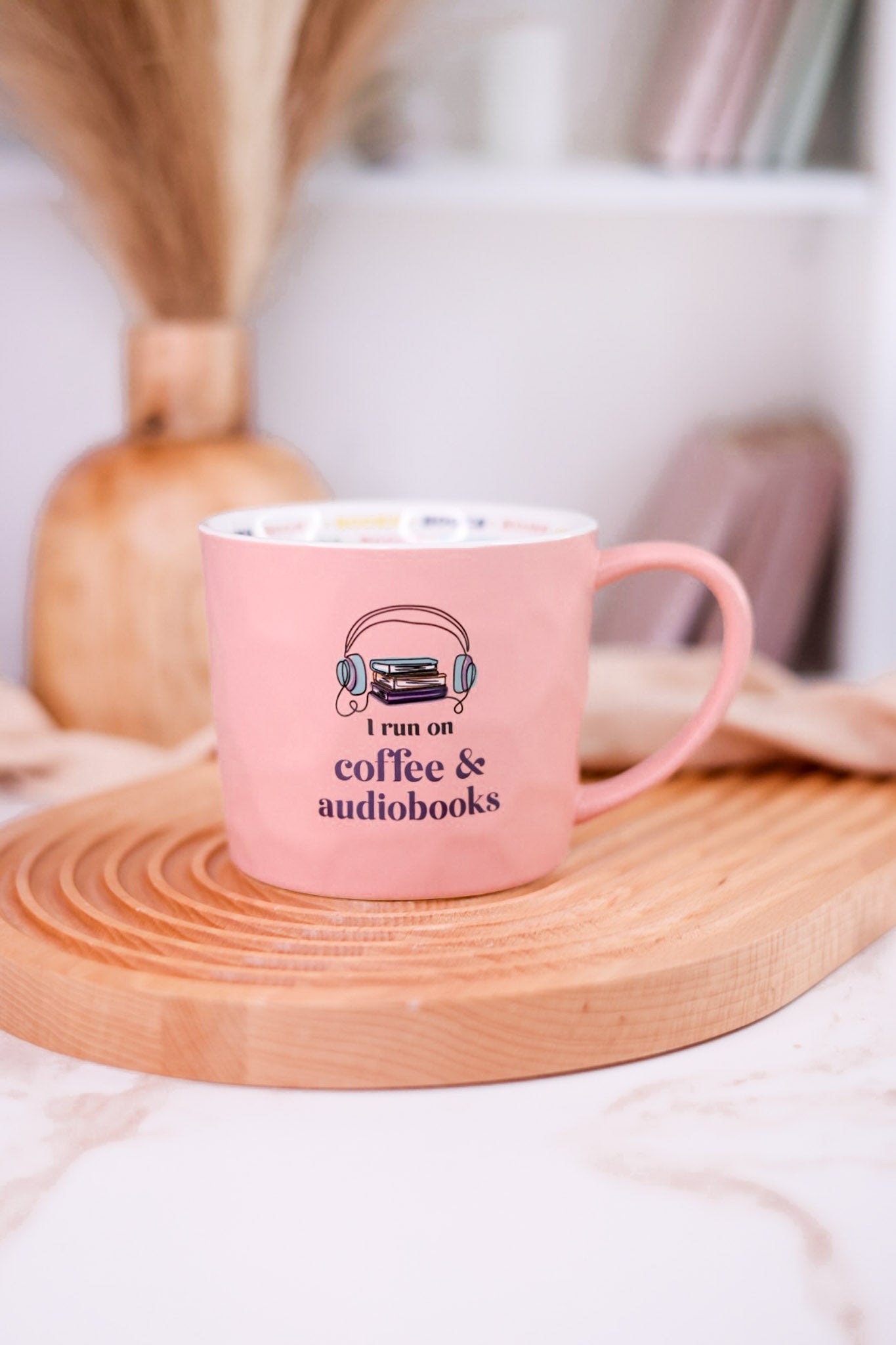 I Run On Coffee & Audiobooks 16oz Mug