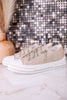 Aman 2 Gold Glitter Sneakers