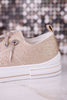Aman 2 Gold Glitter Sneakers