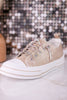 Aman 2 Gold Glitter Sneakers