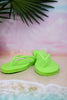 Neon Lime Fiesta Sandal