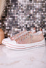 Aman 2 Rose Gold Glitter Sneakers