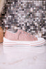 Aman 2 Rose Gold Glitter Sneakers