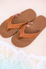 The "Mischa" Tan Braided Thong Sandal