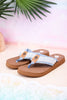 Light Denim "Nara" Sandals