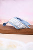 Light Denim "Nara" Sandals