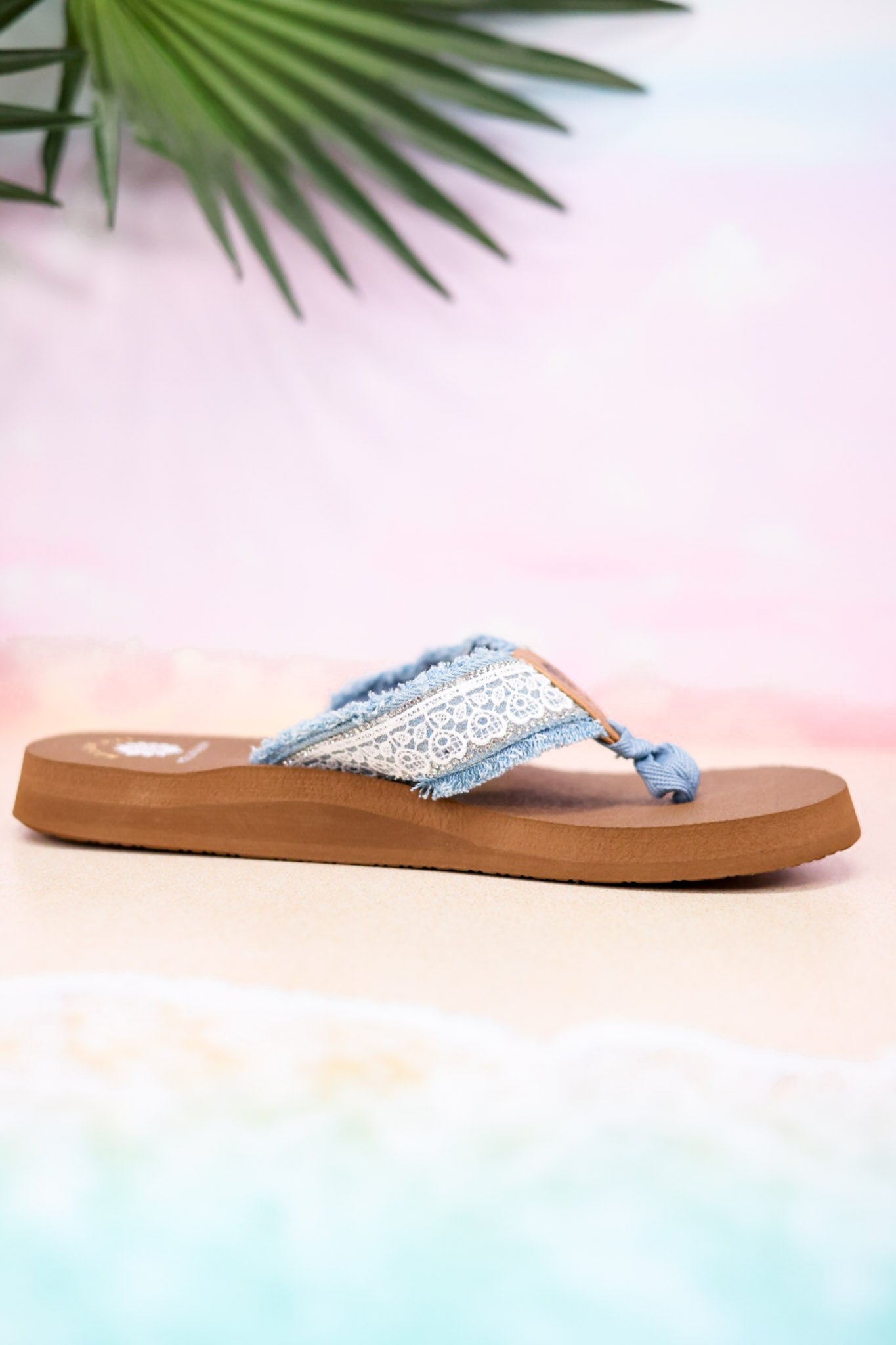 Light Denim "Nara" Sandals