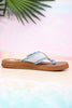 Light Denim "Nara" Sandals