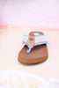 Light Denim "Nara" Sandals