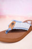 Light Denim "Nara" Sandals