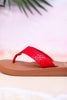 The "Nandika" Red Woven Sandals