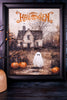 Framed Haunted House Happy Halloween Sign