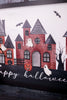 Framed LED Happy Halloween Haunted House Sign