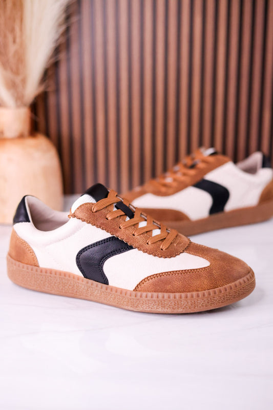 Spoiler Alert Tan Combo Sneakers