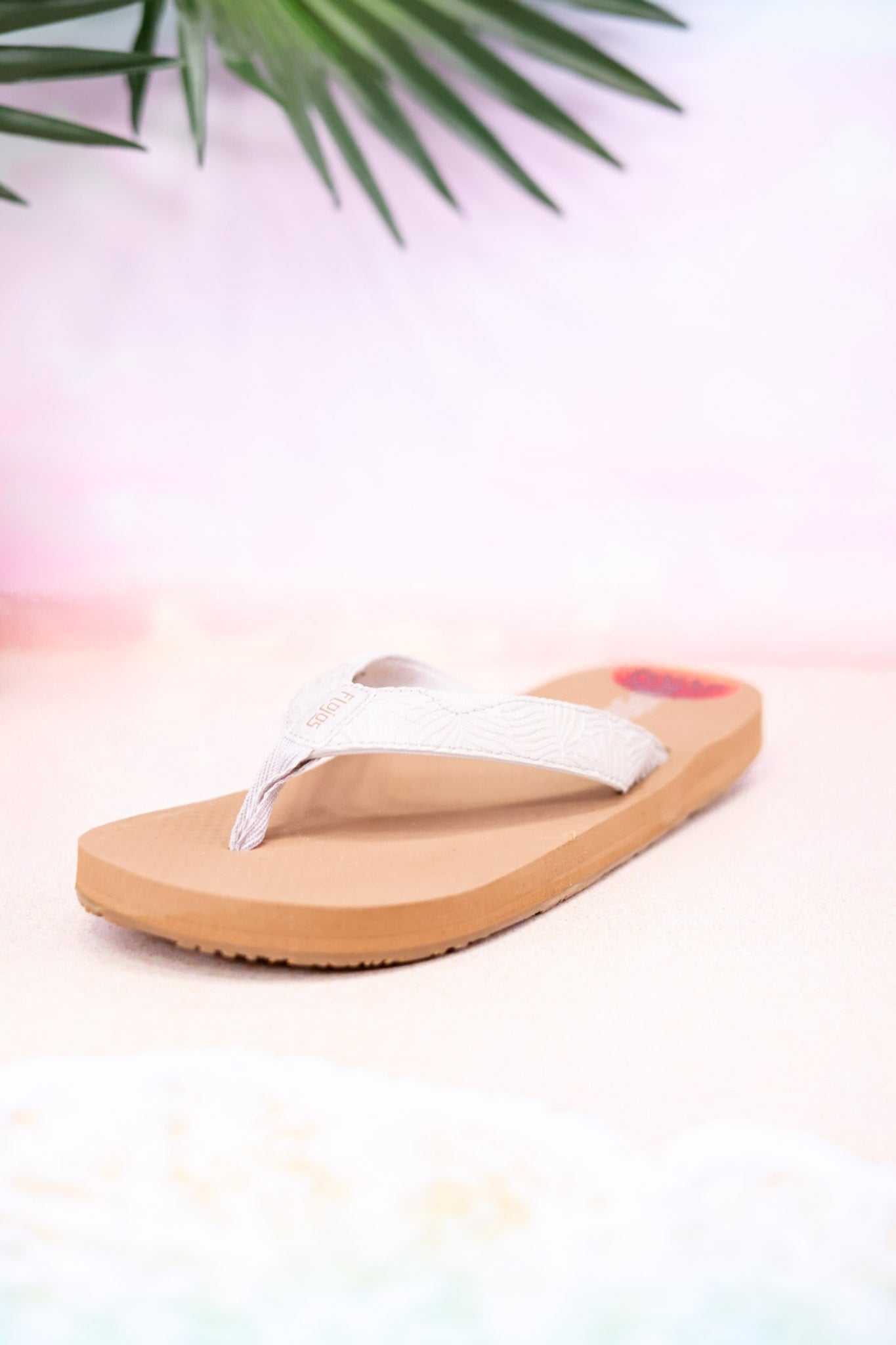 The "Erykah" Ivory Tooled Sandals