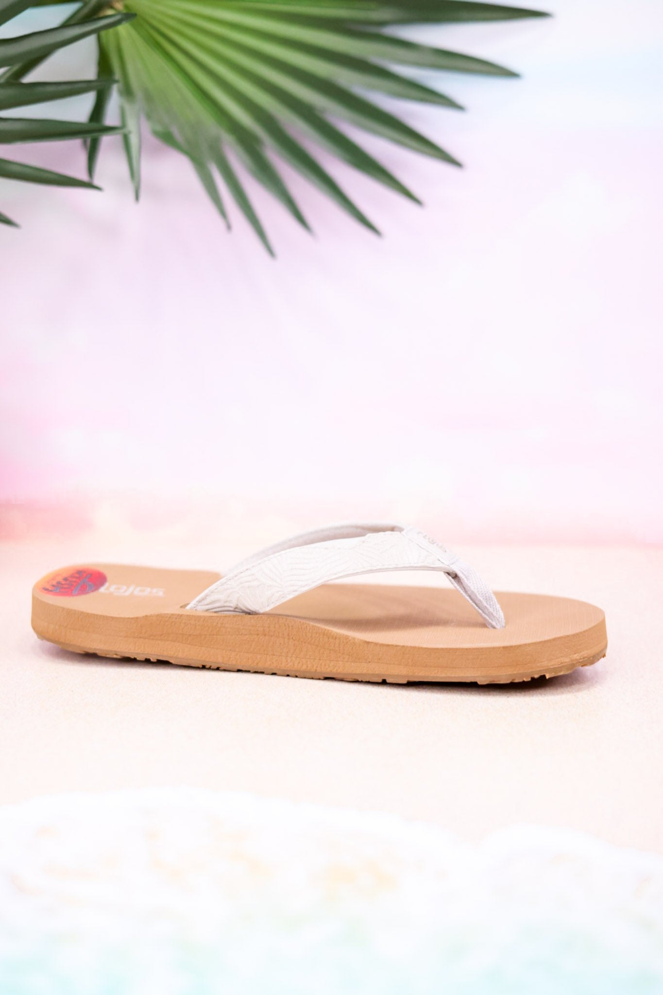 The "Erykah" Ivory Tooled Sandals