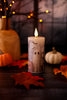 4" Ghost & Jack O' Lantern LED Votive
