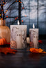 4.75" Ghost & Jack O' Lantern LED Pillar Candle