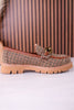 Not Literally Black & Tan Houndstooth Loafers
